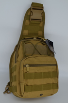 Сумка рюкзак Тактична EDC Слінг Silver Knight 098 пісочний - зображення 1