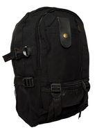 Рюкзак мужской тактический облегченный 41х27х15 см. Чёрный (7464) - изображение 2