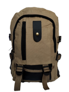 Рюкзак мужской тактический облегченный 41х27х15 см. Коричневый (7464) - изображение 2