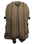 Рюкзак мужской тактический облегченный 41х27х15 см. Коричневый (7464) - изображение 5