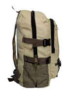 Рюкзак мужской тактический облегченный 41х27х15 см. Песочный (7464) - изображение 4