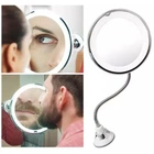 Гибкое зеркало на присоске с подсветкой с 10x увеличением Ultra Flexible Mirror