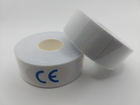 Кинезио тейп Kinesiology tape 2,5 см х 5 м белый - изображение 2