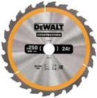 Диск пильный DeWalt по дереву 250 мм 24 (DT1956)