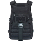 Рюкзак тактический Eagle M09B (штурмовой, военный) мужская сумка Черный - изображение 8