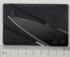 Складной нож карта в бумажник - CardSharp Карточка выживания (582899067) Черный - изображение 8