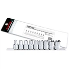 Набор головок TORX на планке TOPTUL 1/2" E10-E24 9ед. GAAG0901