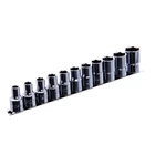 Набор головок Toptul 12-гранных на планке 1/2" 11ед. 8-22мм (GAAQ1601U-12)