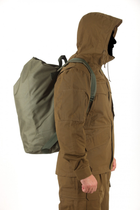 Тактическая транспортная сумка-баул, мешок армейский Melgo на 45 л Олива из Oxford 600 Flat - изображение 3