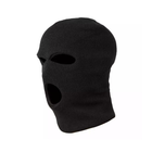 Балаклава маска Военная 2 (бандитка, хулиганка, мафия, вор) 3 отверстия Черная, Унисекс WUKE One size - изображение 3