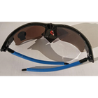 Очки защитные Ounanou Z5 Plus Синяя линза с Чехлом ударопрочные антибликовые тактические характеристики - изображение 4