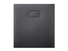 Душевой поддон (композит) ASIGNATURA Tinto 90*90 черный матовый 49837002