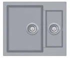 Кухонная мойка Aquasanita Tesa SQT150W Light Grey 221 Светло-серый
