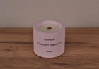 Ароматическая соевая свеча в гипсовом кашпо розовая CURRANT ABSINTHE 130г - изображение 1