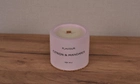 Ароматическая соевая свеча в гипсовом кашпо розовая CITRON & MANDARIN 130г - изображение 1