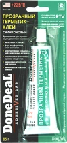 Прозорий герметик-клей силіконовий DoneDeal (DD6705)