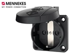 Панельна розетка SCHUKO чорна MENNEKES 16A2p+E 230V IP54 1 шт (арт. 11032)