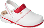 Туфлі медичні жіночі Dian ZUECO MICROFIBRA MAR BLANCO ROJО 41 Біло-червоні (38171) - зображення 1