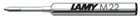 Стрижень кульковий Lamy M22 1,0 мм Чорний (4014519133810)