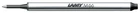 Стрижень-ролер Lamy M66 1,0 мм Чорний (4014519057550)