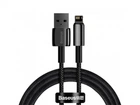 Кабель Baseus Tungsten Gold Fast Charging USB to Lightning 2.4A 2m Black (CALWJ-A01)
