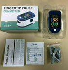 Портативний пульсоксиметр для вимірювання рівня кисню в крові на палець Pulse Oximeter LK87 - зображення 5
