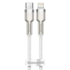 Дата кабель Baseus Cafule Metal Type-C to Lightning PD20W (1m) (CATLJK-A) Белый