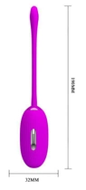 Електро-віброяйце Shock fun колір фіолетовий (09585017000000000) - зображення 3