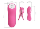 Электро-вибро зажимы для груди Baile Romantic Wave цвет розовый (02256016000000000) - изображение 4