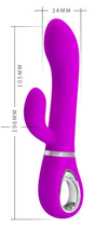 Вібратор-кролик Baile Pretty Love Ternence колір фіолетовий (20902017000000000) - зображення 5