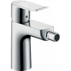 Змішувач для гігієнічного душу HANSGROHE METRIS на біде одноважільний хром латунь з донним клапаном 31280000