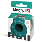 Лейкопластир медичний в рулонах Medrull "Silk", розмір 2,5 см х 500 див. - зображення 1