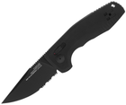 Нож SOG SOG-TAC AU Compact Partially Serrated 15-38-08-57 - изображение 1