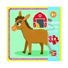 Пазлы Ферма Ослик LA01 G-Toys 12 элементов (4824687637450)