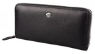 Кожаный кошелек- клатч на молнии St leather (ST238) 382022 Черный