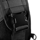 Тактический рюкзак на одно плечо AOKALI Outdoor B14 Black военный (F_6802-24431) - изображение 5
