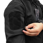 Армейская тактическая куртка Lesko A001 Black 3XL Soft Shell мужская (F_4255-18455) - изображение 4