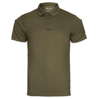 Тактическая потоотводящая футболка-поло Mil-tec цвет олива размер XL (10961001_XL) - изображение 2