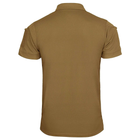 Тактическая потоотводящая футболка-поло Mil-tec Coolmax койот размер M (10961019_M) - изображение 3