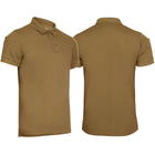Тактическая потоотводящая футболка-поло Mil-tec Coolmax койот размер M (10961019_M) - изображение 8