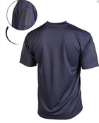 Тактична потовідвідна футболка Mil-tec Coolmax Колір темно-синій розмір 3XL (11081003_3XL) - зображення 2