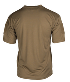 Тактическая потоотводящая футболка Mil-tec Coolmax цвет койот размер S (11081019_S) - изображение 2