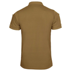 Тактическая потоотводящая футболка-поло Mil-tec Coolmax койот размер S (10961019_S) - изображение 3