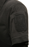 Тактична потовідвідна футболка-поло Mil-tec Колір Чорний Розмір 4XL (10961002_4XL) - зображення 4