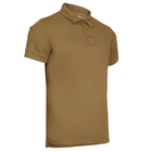 Тактическая потоотводящая футболка-поло Mil-tec Coolmax койот размер L (10961019_L) - изображение 5