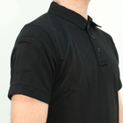 Тактична потовідвідна футболка-поло Mil-tec Колір Чорний Розмір 4XL (10961002_4XL) - зображення 8