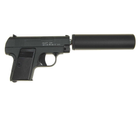 Детский страйкбольный пистолет Galaxy G9A (Colt 25 mini) с глушителем - изображение 3