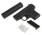 Детский страйкбольный пистолет Galaxy G9A (Colt 25 mini) с глушителем - изображение 4