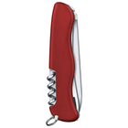 Складной нож Victorinox CHEESE MASTER 111мм/8функ/крас.мат /волн/lock/штоп/вилка - зображення 3