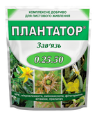 Удобрение комплексное водорастворимое кристаллическое 0.25.50 Плантатор 1кг